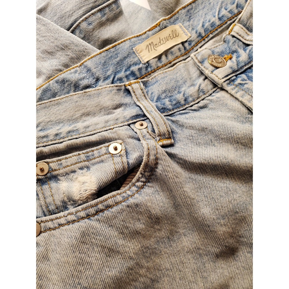 Madewell Perfect Summer Jean Light Wash Denim Size 26‎ Tapered Leg Discontinued - Picture 10 of 15